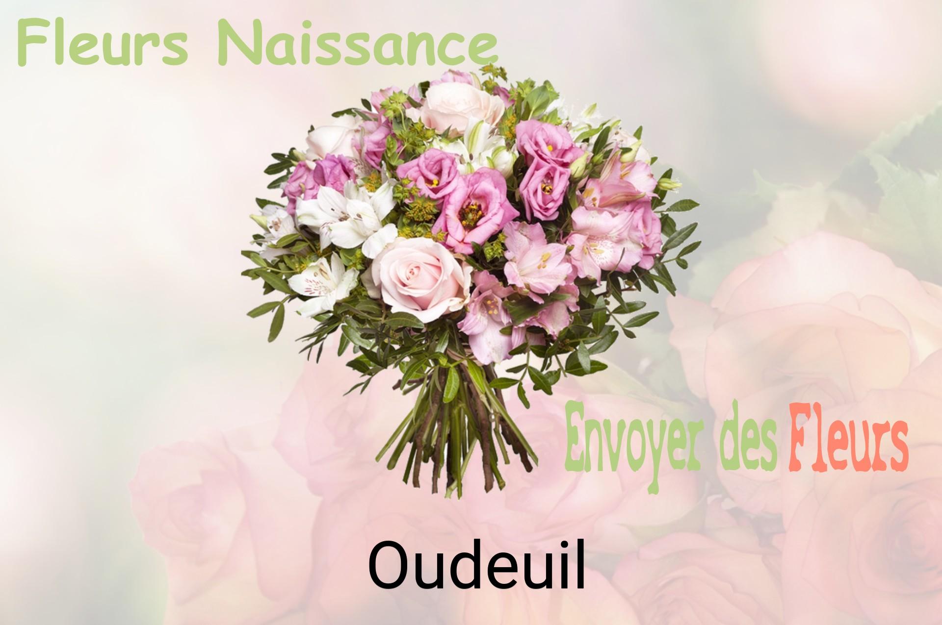 Bouquet de fleurs de naissance livré à Oudeuil